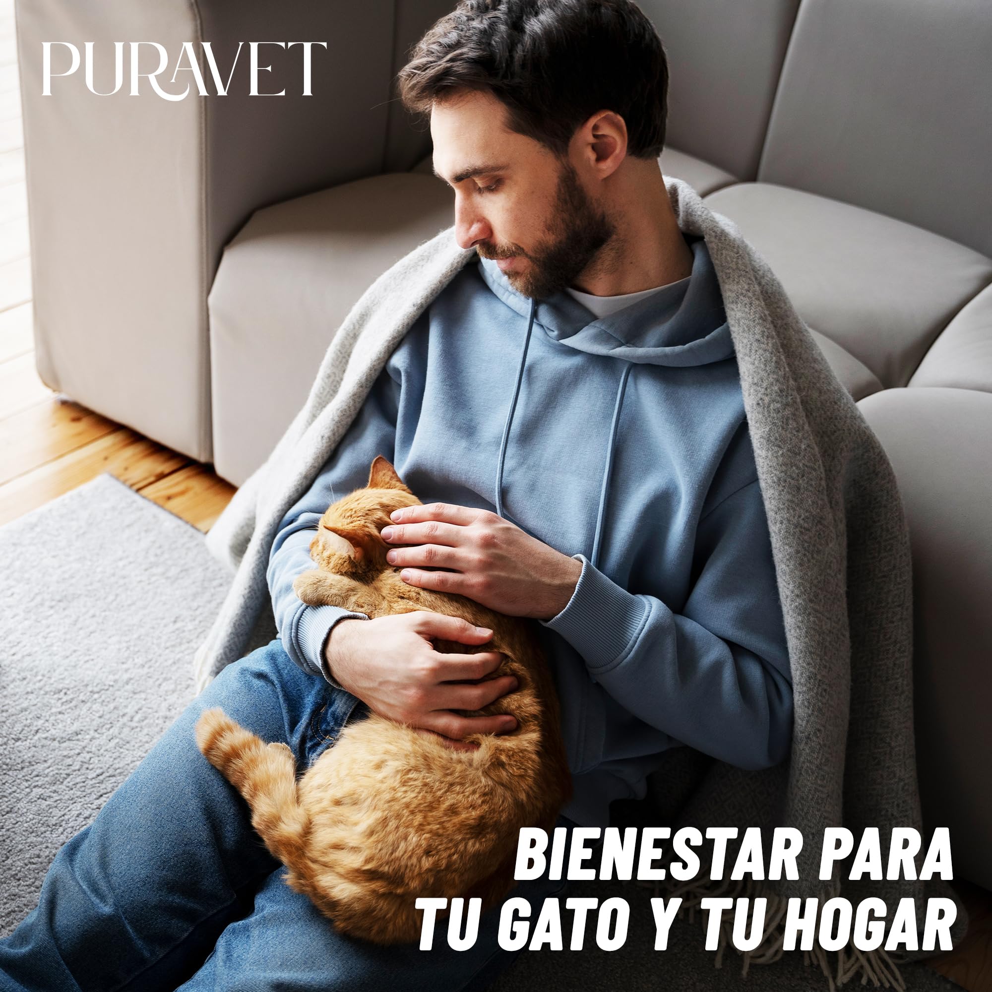 Feromonas para Gatos - Difusor + 2 Recambios de Feromonas Calmantes para Gatos (60 días, 48 ​​ml) - Ayuda a Reducir el estrés del Gato, Arañazos, Miedos, Cambios, Marcaje con Orina.