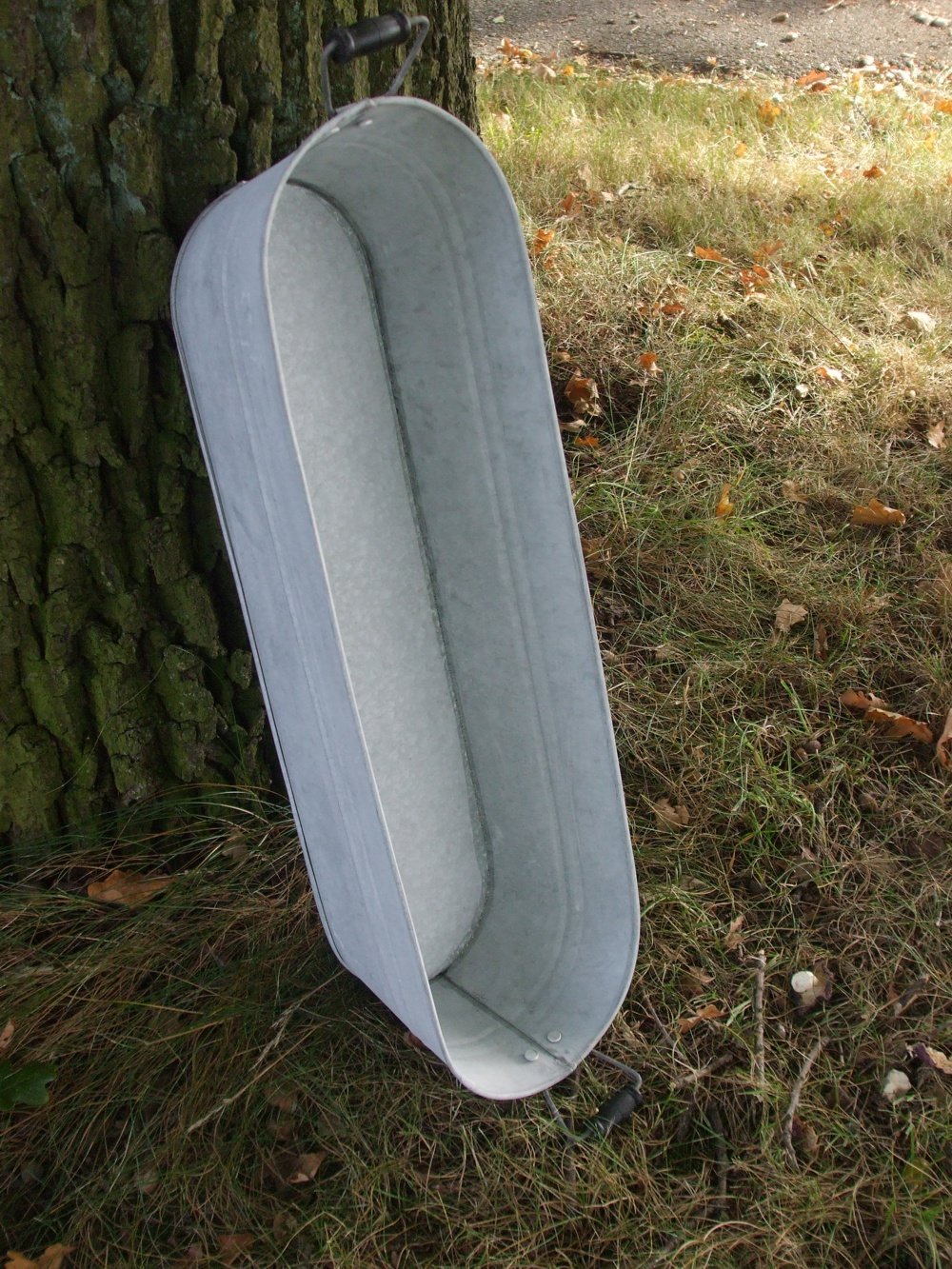 Deko-Impresion Zinkschale – 42 Cm Breit, 26 Cm Hoch | Stabiler Pflanzkübel Oder Deko-Eimer