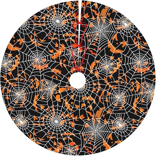 Miniatura 5 de Falda para árbol de Navidad de 36 pulgadas, diseño de piruleta de Halloween, suministros de accesorios para festivales de Navidad, suministros de