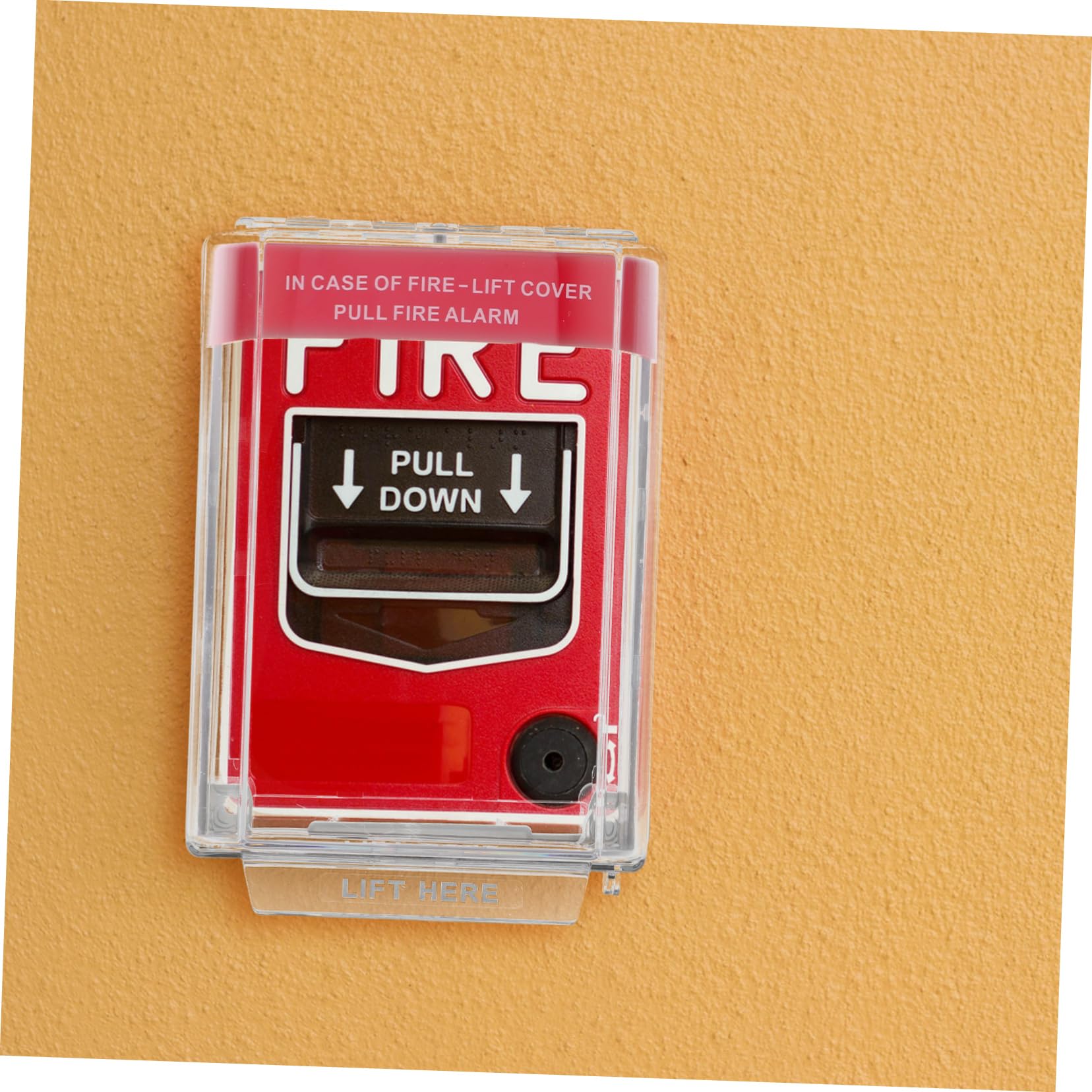 Cubierta Protectora Plástico para Cobertura Total, Fácil Instalación Botón de Alarma Manual contra Incendios Punto de Llamada de Emergencia