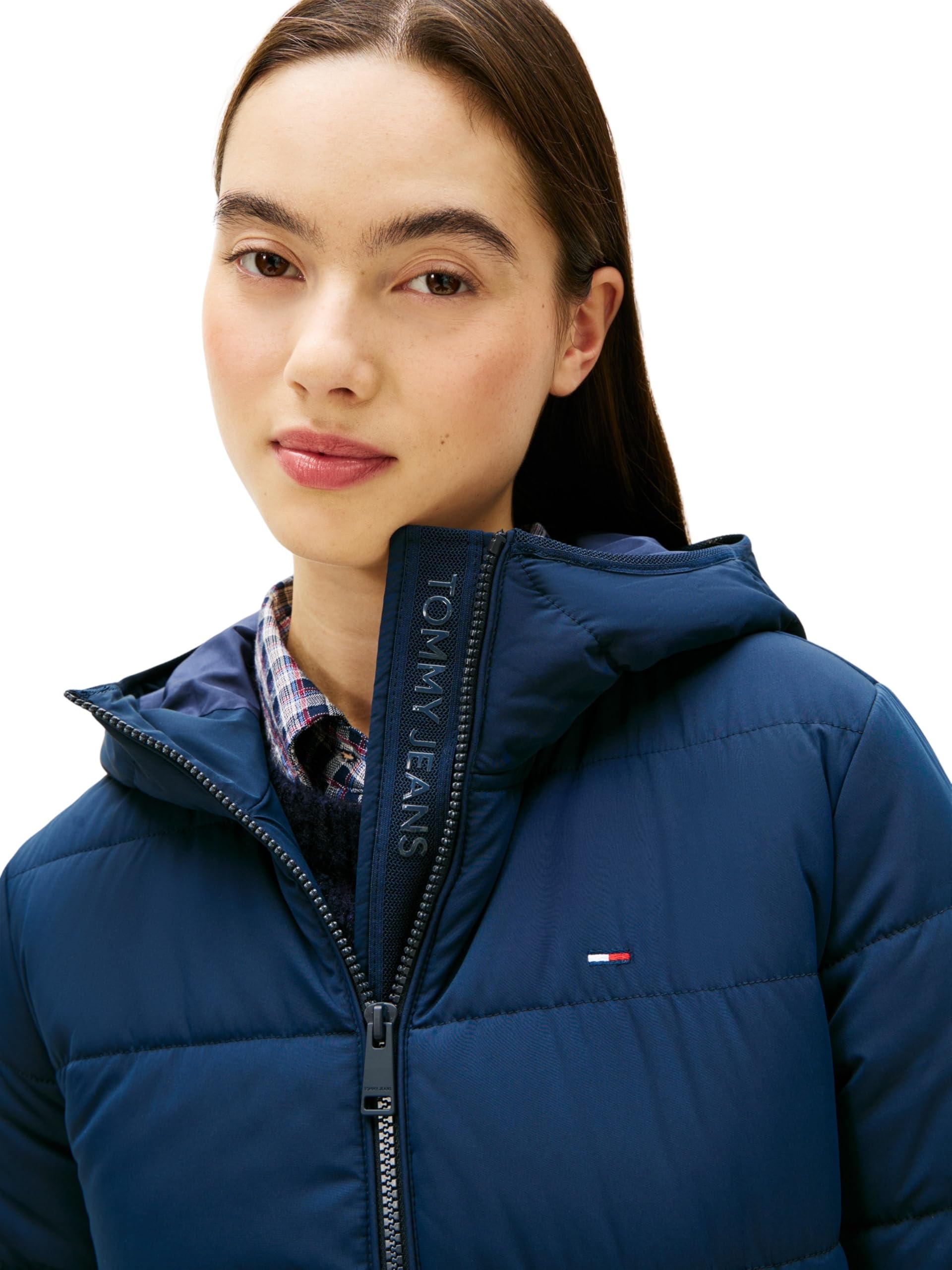 Tommy Jeans Cazadora acolchada Mujer Hooded con cremallera
