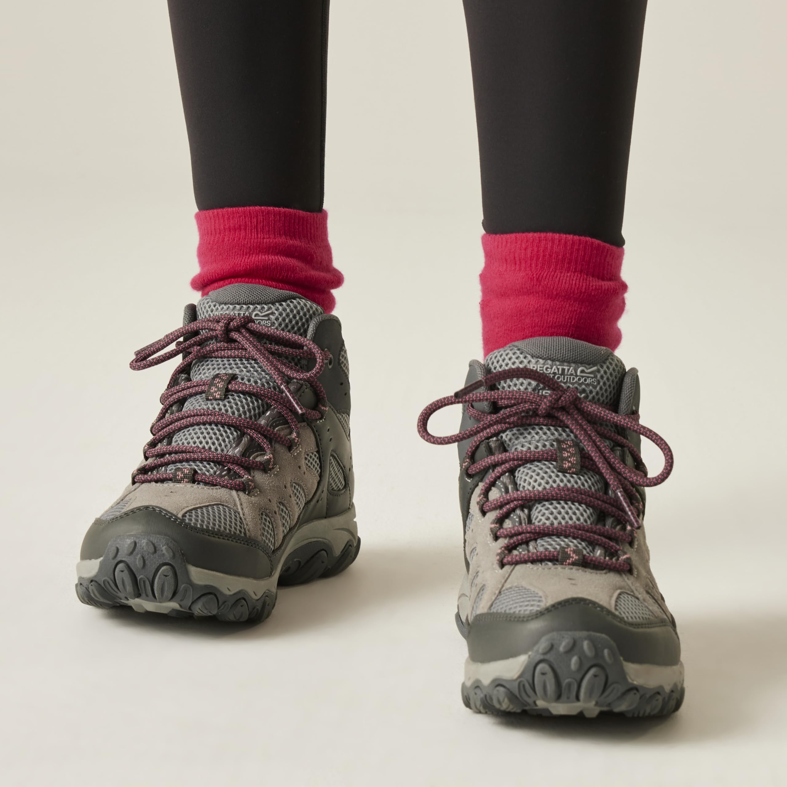 Regatta Wmnedgepointivmid Regatta Mujer Edgepoint IV Mid Walking botines agua resistente Cushioned Hiking FootwearMujer