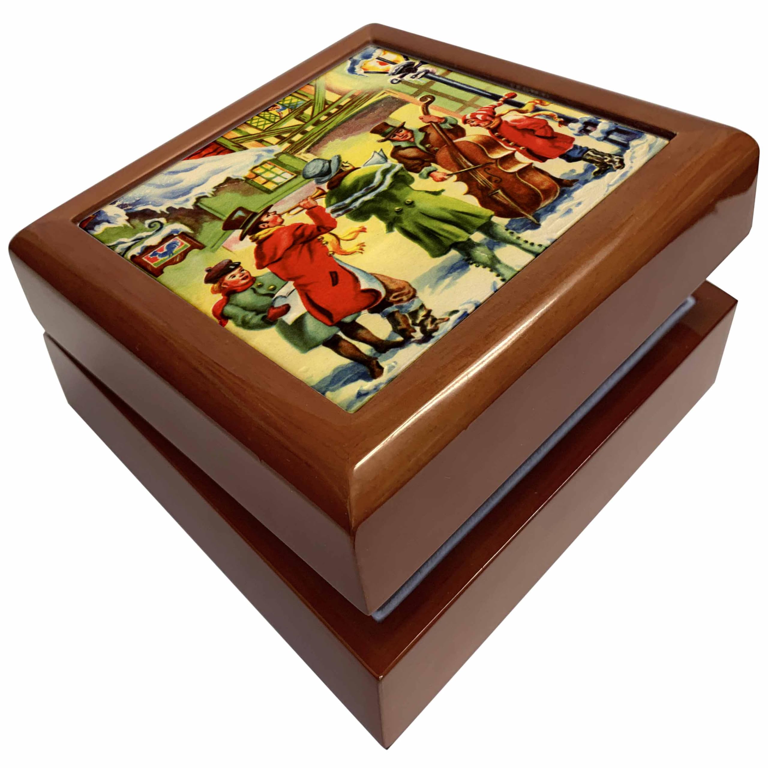 3dRose3dRose English Carolers, Jewelry Box jb-38416-1