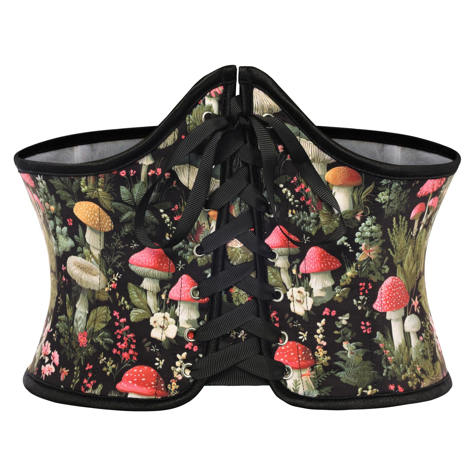 Scarlet Darkness Corset Belt for Women Renaissance Lace up Floral Corsets