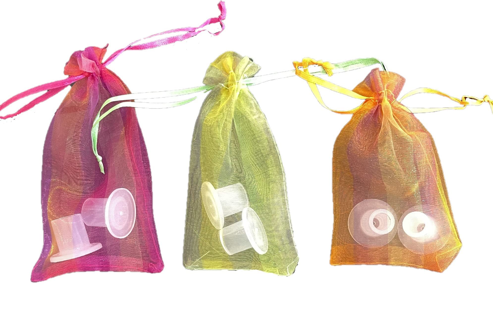 SEDKA 50 Protector de Tacones Zapatos en Bolsas de Organza coloradas para Bodas Muyer y Eventos al Aire Libre