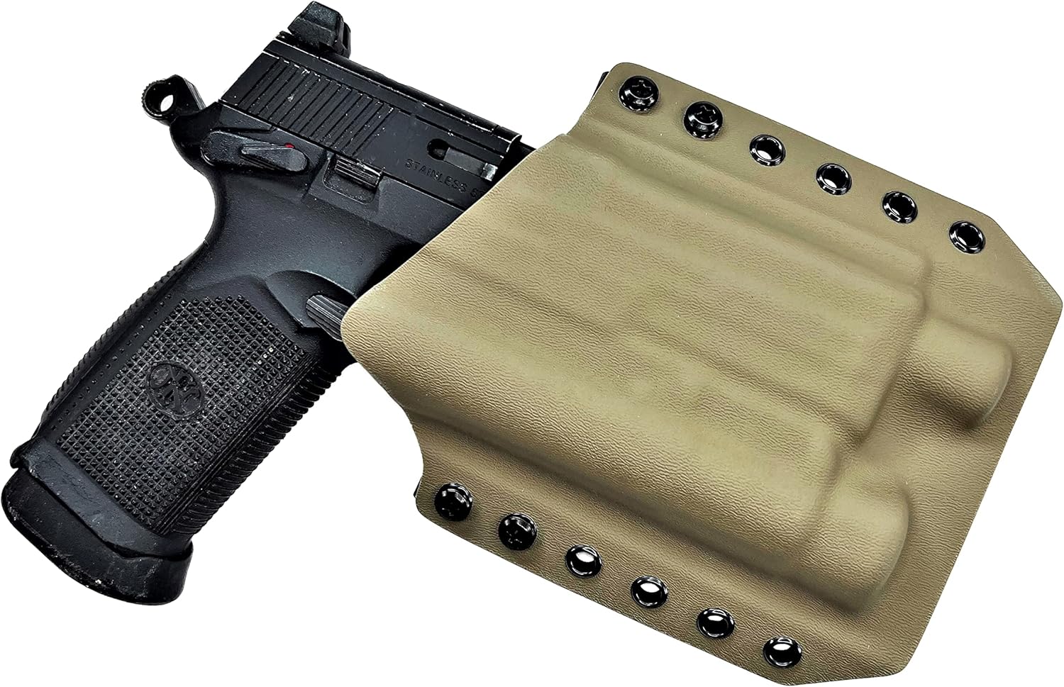 Light Bearing Holster for The FNX-45 Tactical with Streamlight TLR-1 / TLR-1 HL | Outside The Waistband Light Bearing Black