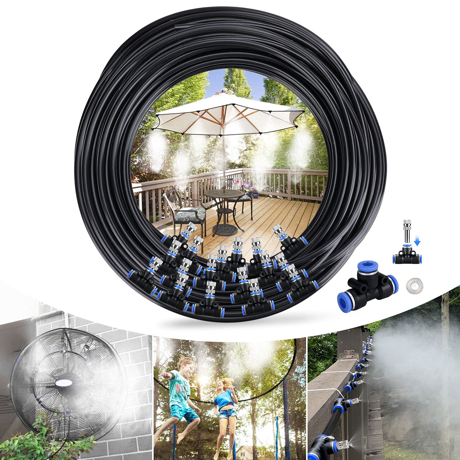 Buy Homga Misting Systems, Misting Cooling System 65FT(20M) Misting
