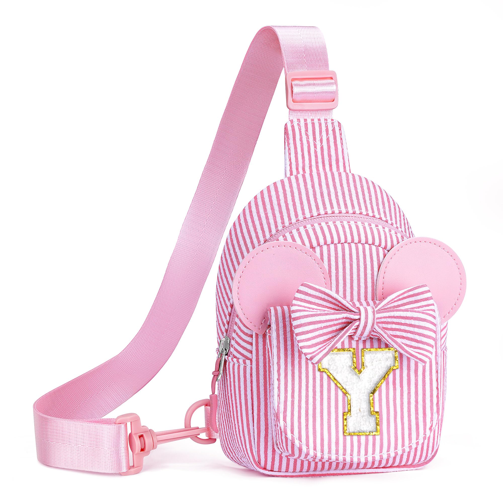 Girls Kids Birthday Gifts Sling Bag Purse for Toddler, Pink Y