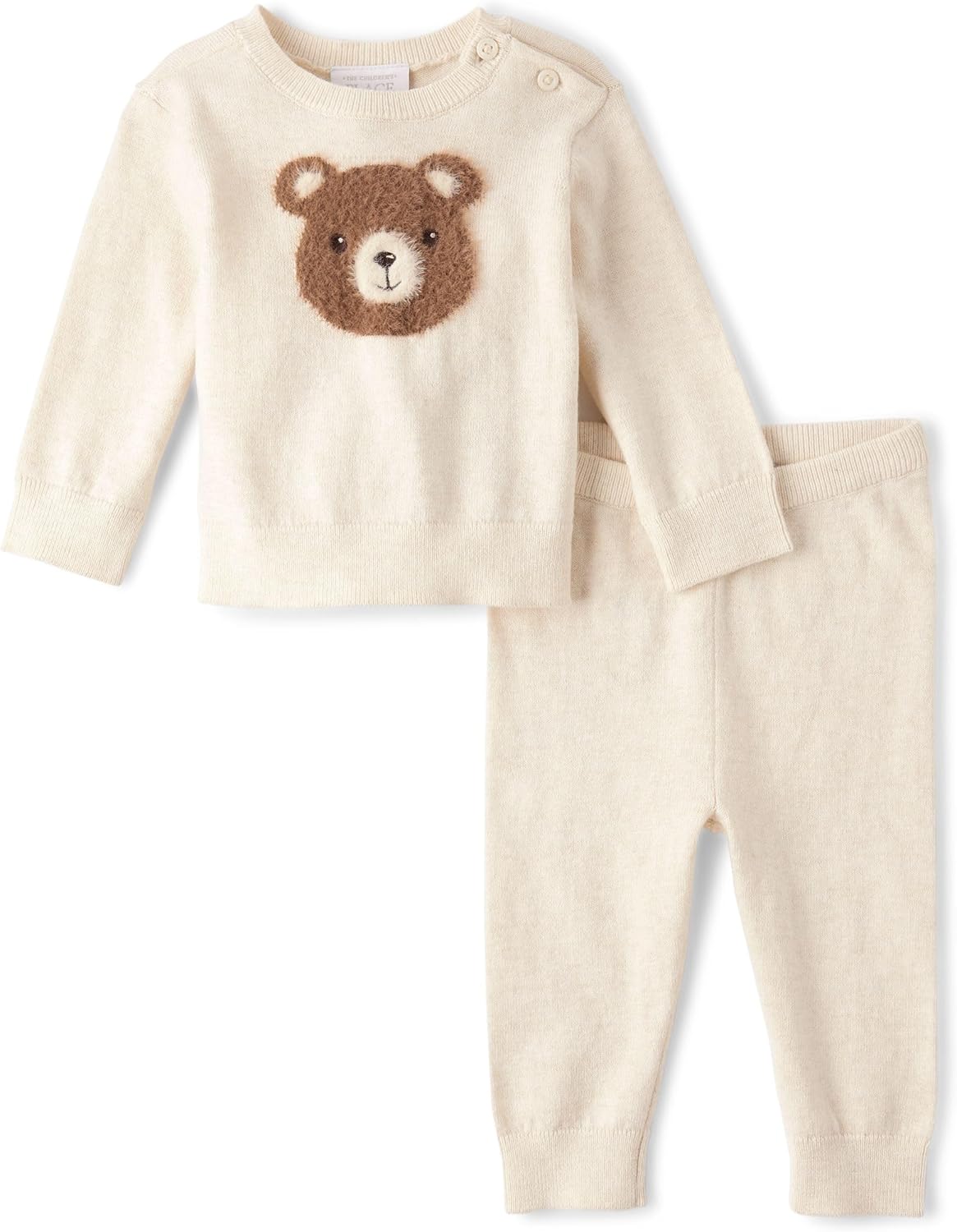 The Children's Place baby-boys And Newborn Long Sleeve Sweater and Pants, 2 Piece Playwear Set
