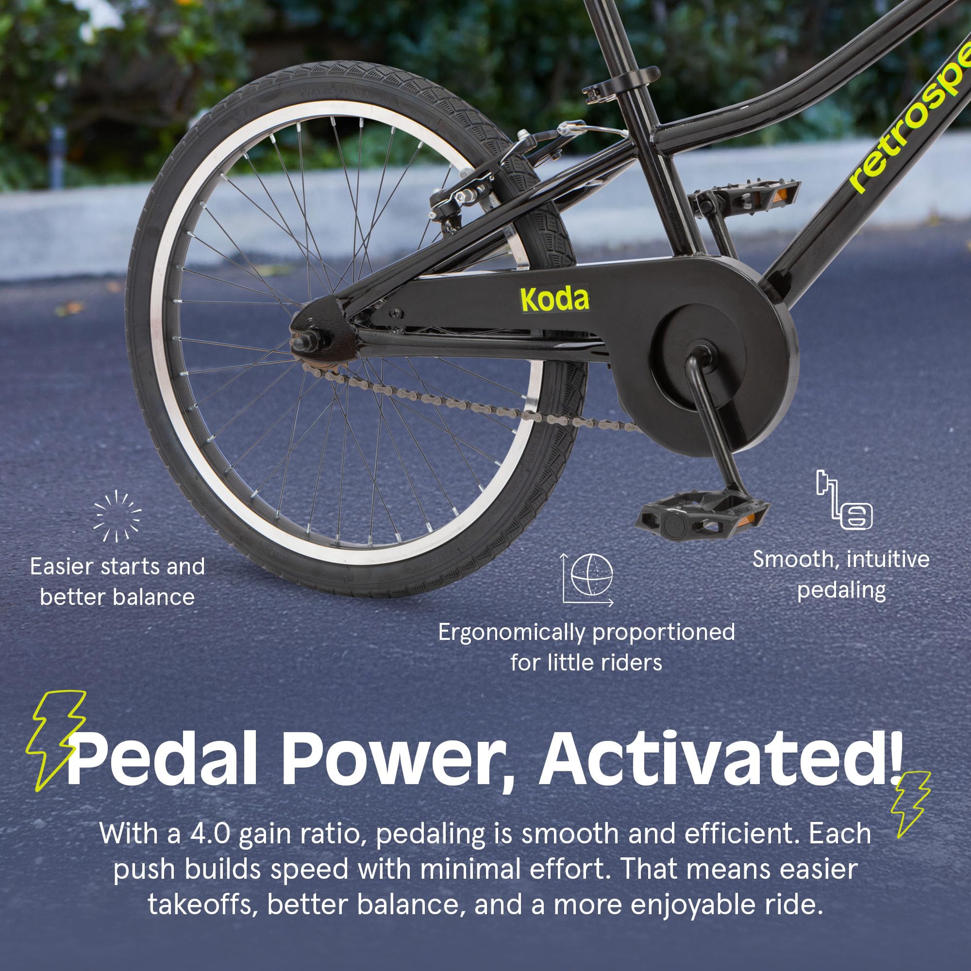 Amazon.com : Retrospec Koda 20in Kids Bike with Adjustable Seat
