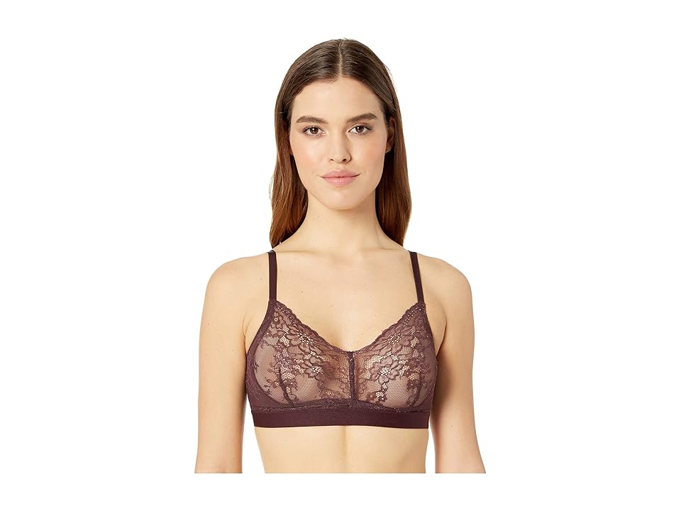 

Spanx Spotlight On Lace Bralette (Garnet) Women's Bra, Red