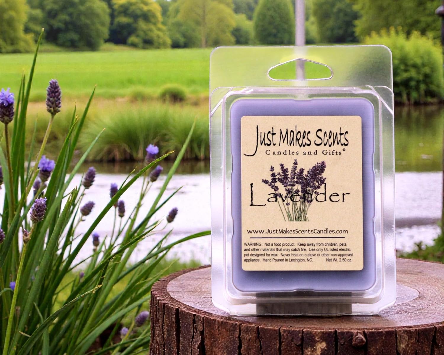 4 Pack - Lavender Scented Wax Melts by Just Makes Scents