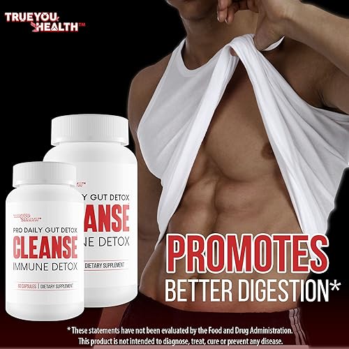 Miniatura 5 de Pro Daily Gut Detox Cleanse Immune Detox - Limpieza de desintoxicación con probióticos - Promueve la reducción de la hinchazón para una apariencia