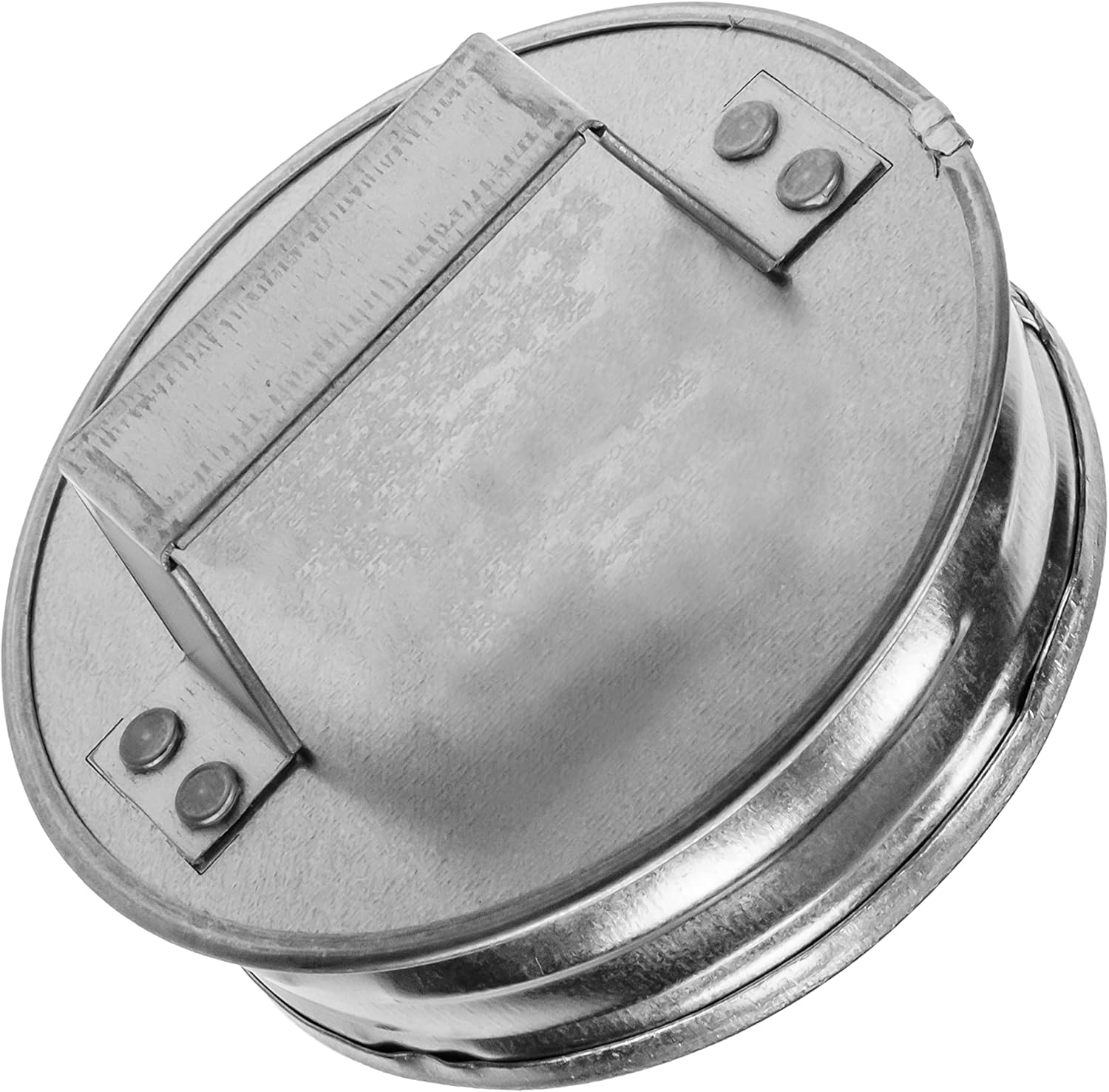 Vent Systems 4" Metal Tee Cap with Handle. Galvanized Steel