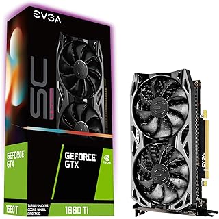 EVGA 06G-P4-1667-KR GeForce GTX 1660 Ti SC Ultra Gaming, 6GB GDDR6, Dual Fan