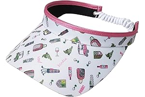 Coil Visor: Women's Tennis or Golf Visor for Sun Protection