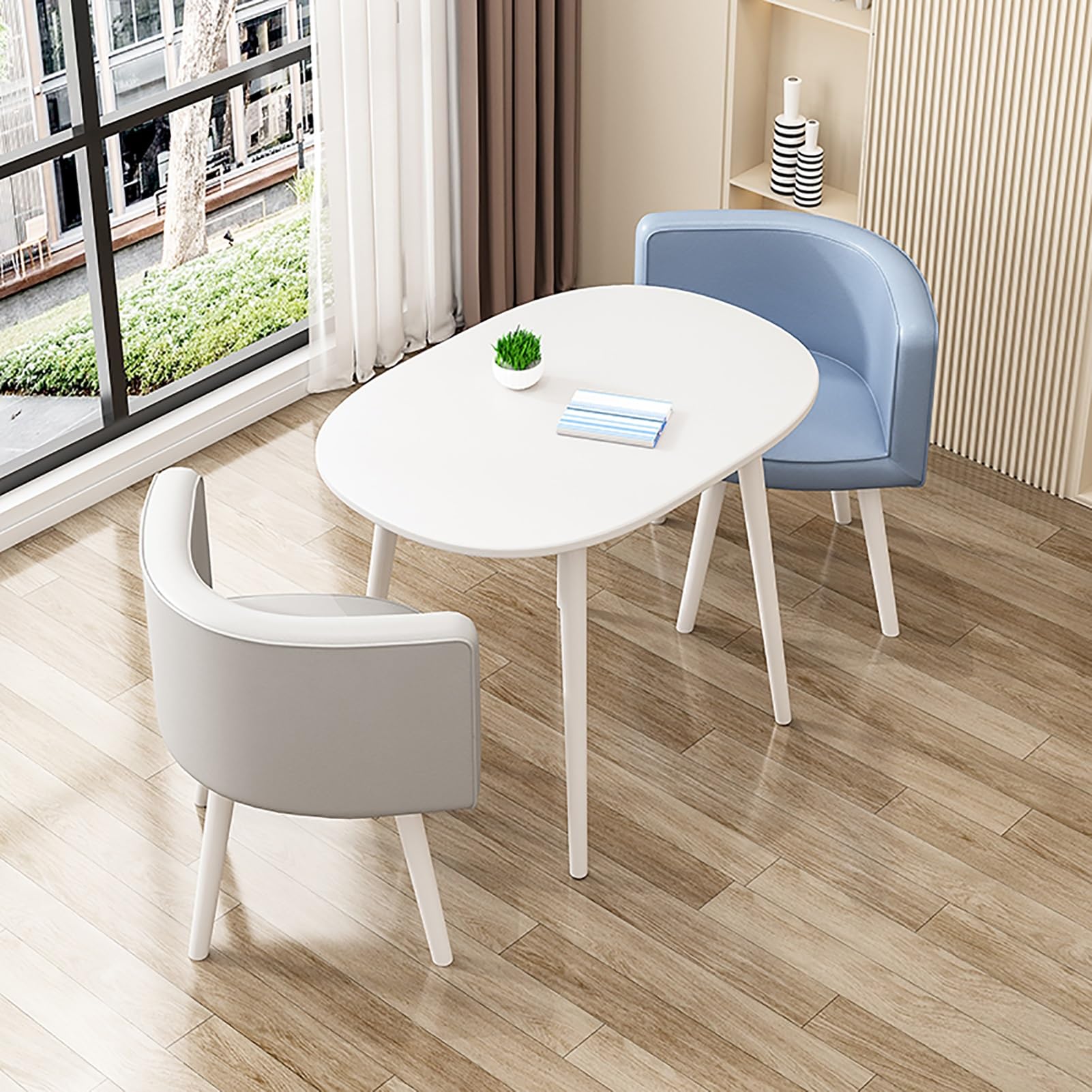 Kleine Konferenzraum-Verhandlungstischsets, Clubtisch- und Stuhlsets, Café-Sitzmöbel, Balkon-Schlafzimmer-Hotelrezeption-Besprechungsraum-Casual-Ausstattung