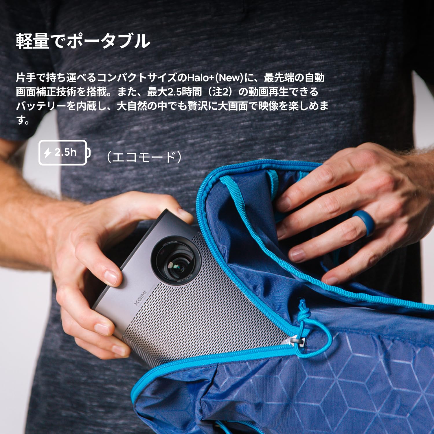 Amazon.co.jp: XGIMI Halo+(New) プロジェクター ±120度軽々角度調整