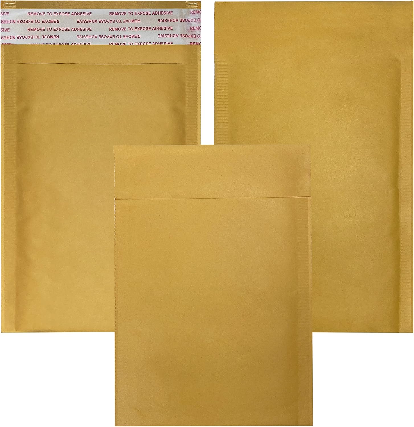 uBoxes Kraft Bubble Mailer 4'' x 8'' 000, Pack of 500, Yellow Amazon