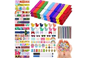 80Pcs Cheer Pins Spirit Clips Clothes Pins Wooden Cheer Pins for Backpacks