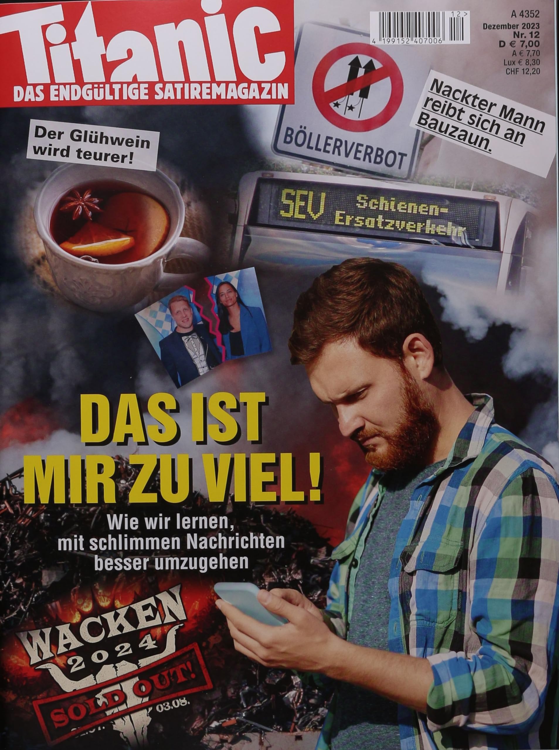 Cover of Titanic, Dezember 2023