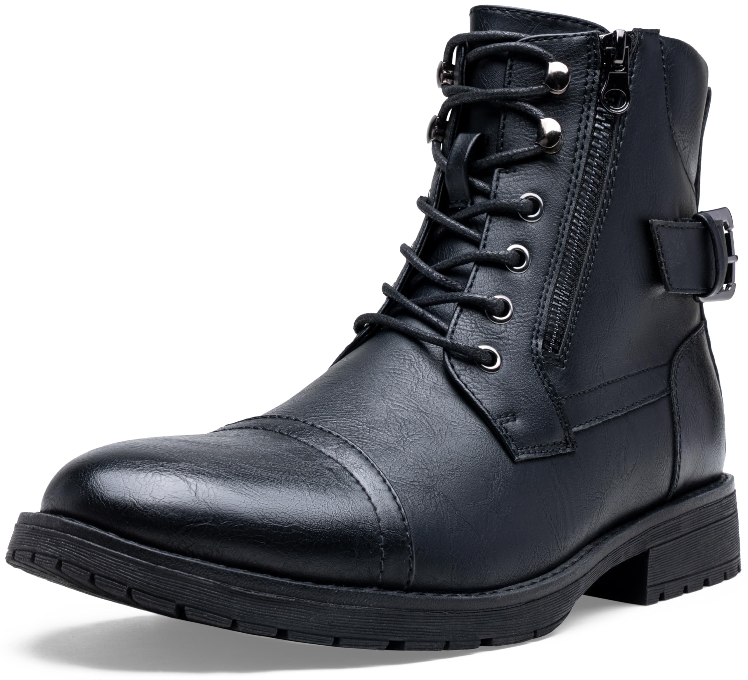 Vostey Men's Boots Boots for Men Casual Boots Motorcycle Combat Ankle Dress Boots Mens