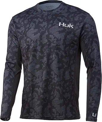HUK Men's Icon X Camo Long Sleeve Performance Fishing Shirt