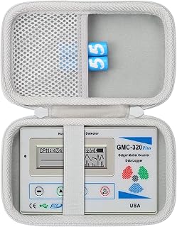 Aenllosi Hard Carrying Case Compatible with GQ GMC-300E/GMC-320Plus Geiger Counter Radiation Detector Dosimeter, Case Only