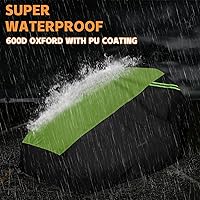 Vista 6 de Cubierta de cortacésped de giro cero, impermeable, resistente, se adapta a cubiertas de cortacéspedes de hasta 60 pulgadas, poliéster 600D Oxford