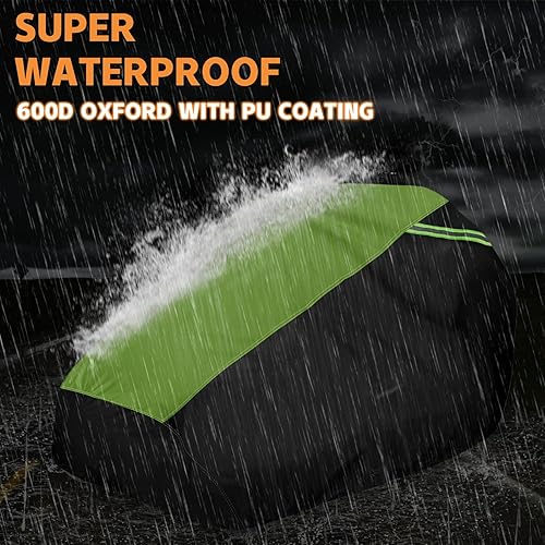 Miniatura 7 de Cubierta de cortacésped de giro cero, impermeable, resistente, se adapta a cubiertas de cortacéspedes de hasta 60 pulgadas, poliéster 600D Oxford