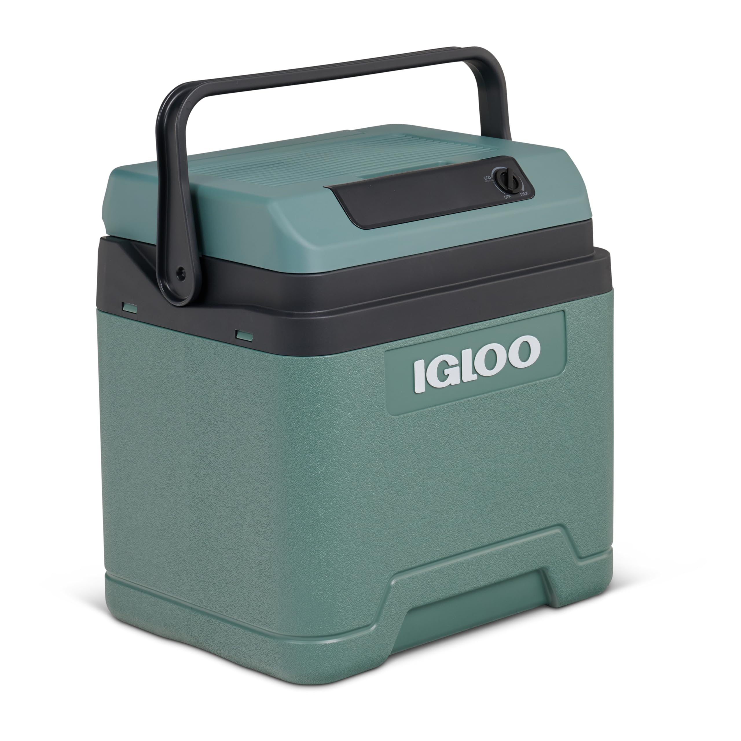 Igloo IE24 AC/DC elektrische Kühlbox 24L – 12V und 230V – Kompakte Auto-Kühlbox für Camping, Urlaub, LKW und Boot – Leicht, tragbar und mit praktischem Kabelfach