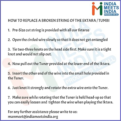 Miniatura 7 de India Meets India EktaraTumbi de madera hecha a mano marrón artículo colectivo decorativo para decoración del hogar oficina estantes de libros
