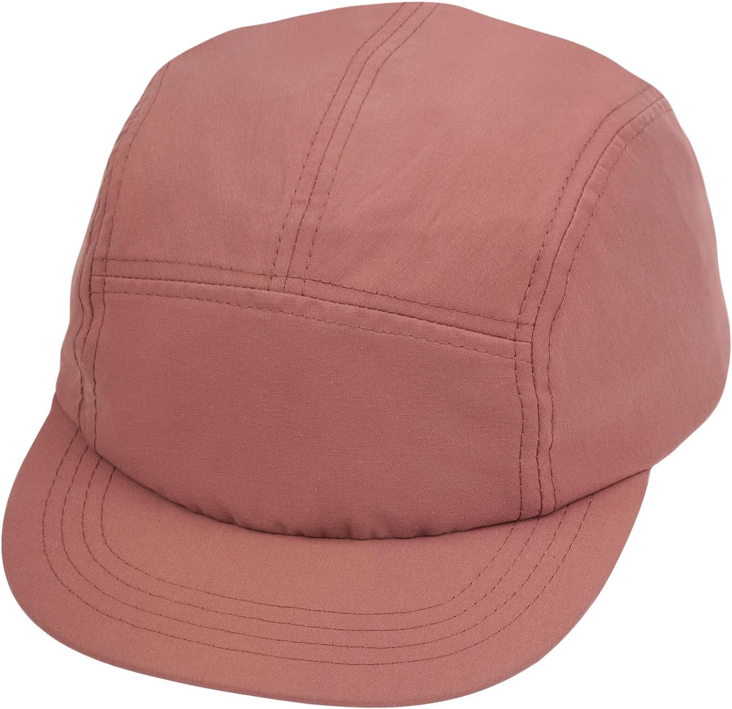 5 Panel Hat for Men, Quick Drying Sun Hat Unique Design Short Brim Bump Cap
