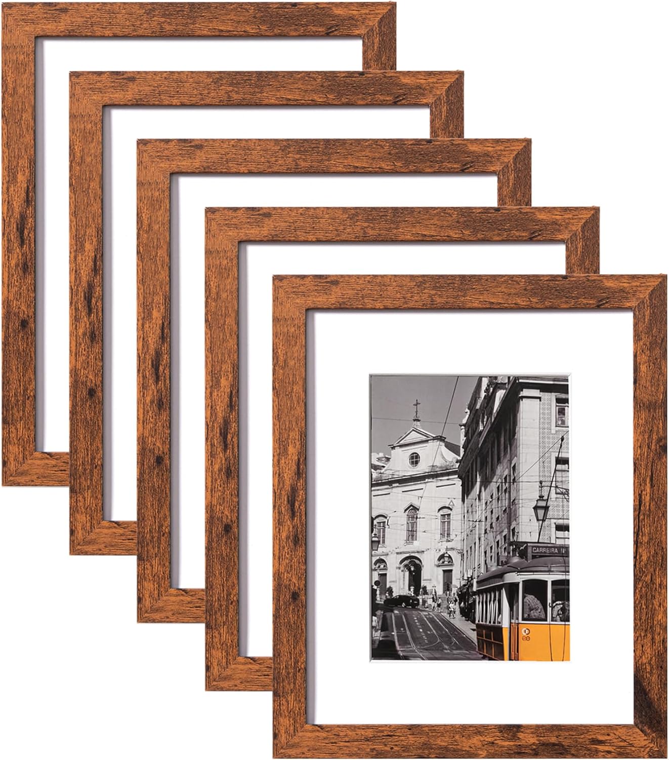 eletecpro 8x10 Picture Frames Set of 5, Gallery wall frame