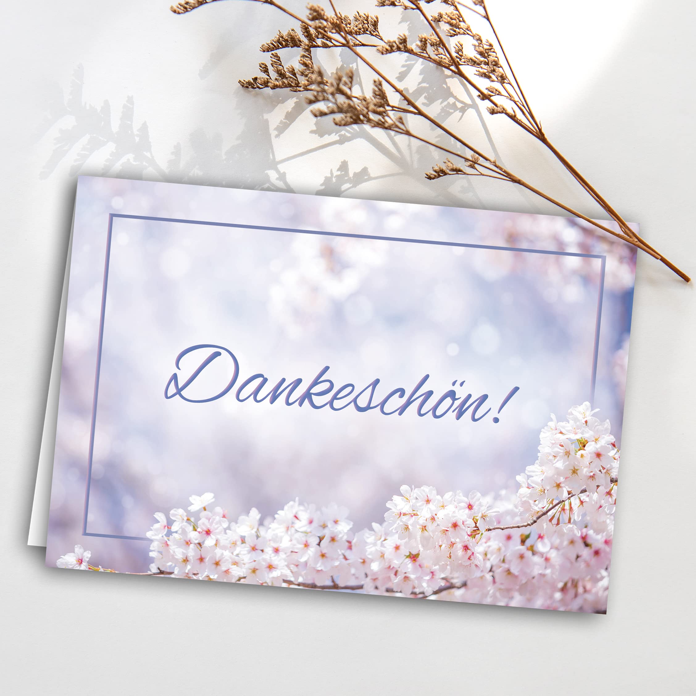 5 Cartes De Remerciement, Thank You Card, Carte Merci, Carte Remerciement Mariage, Anniversaire, Baptême, Carte Merci En Français, Carte Et Enveloppe