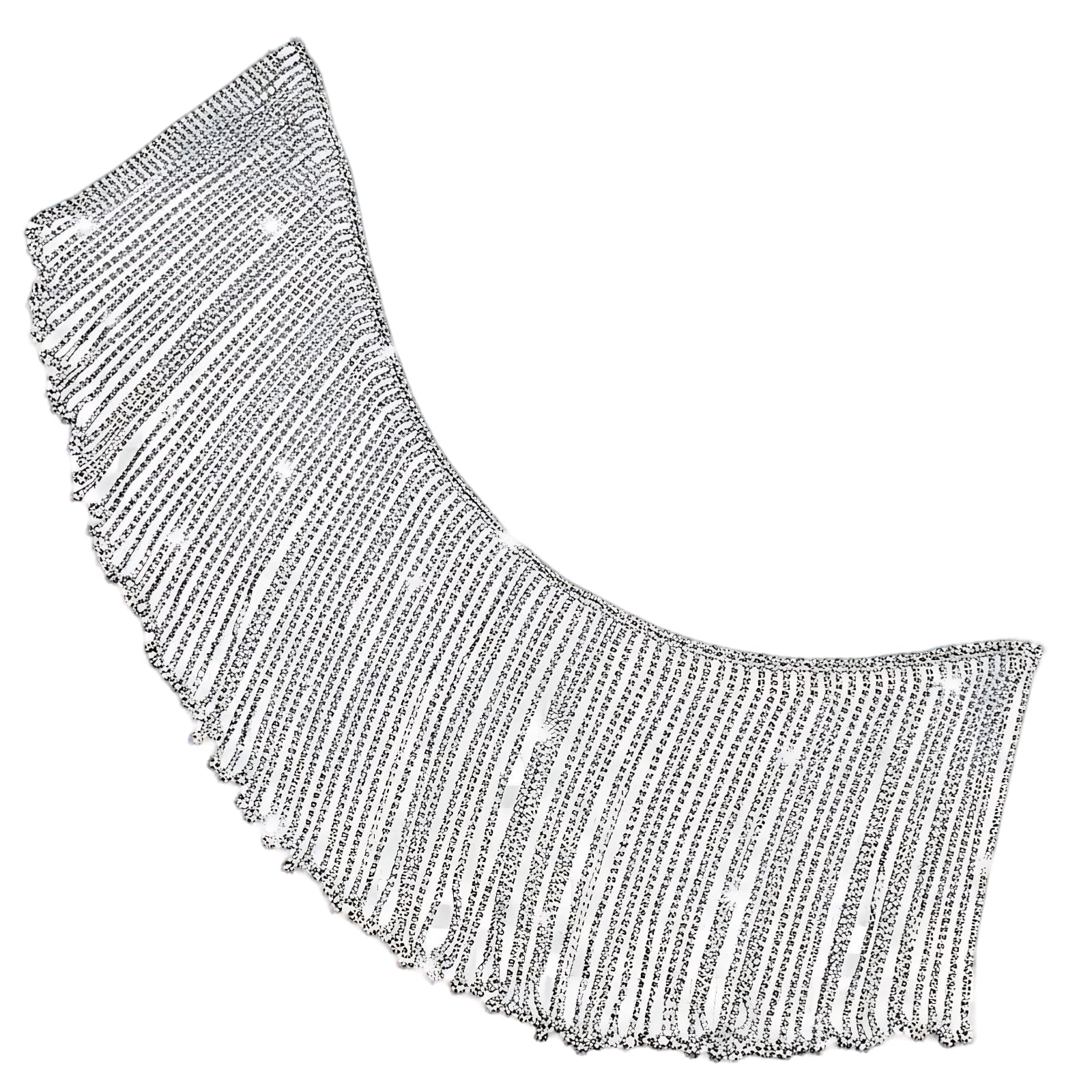 Bordure à franges en strass pour customiser une robe de mariée couture