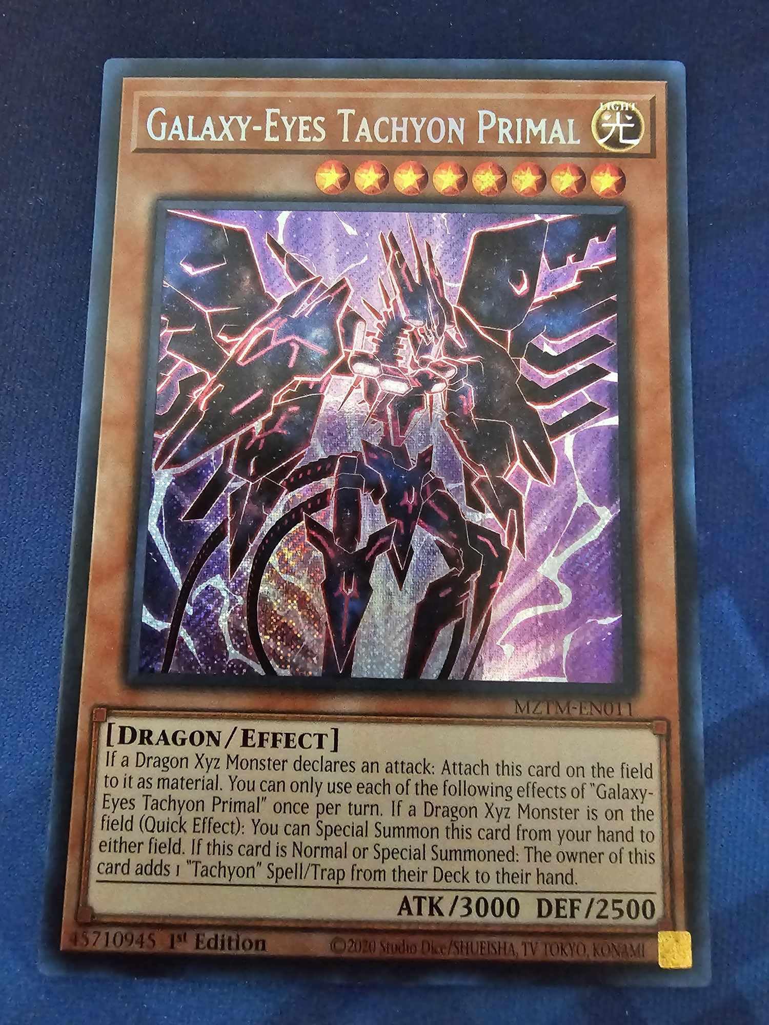 Amazon.com: Galaxy - Eyes Tachyon Primal - MZTM-EN011 - Secret Rare