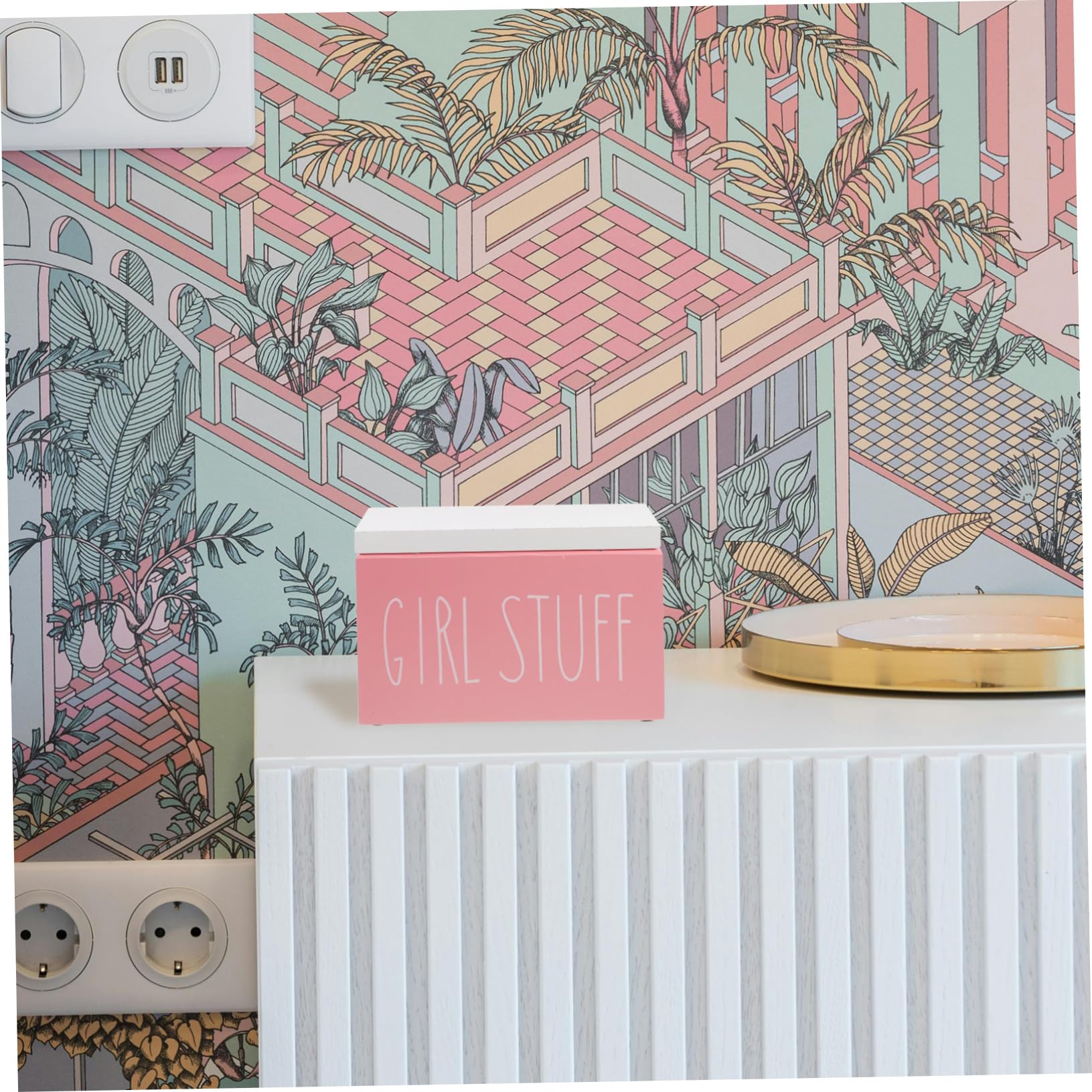 Scatola Legno Per Assorbenti Igienici Con Coperchio Organizer Per Prodotti Femminili Contenitore Di Stoccaggio Per Bagno Design Elegante e Spazio