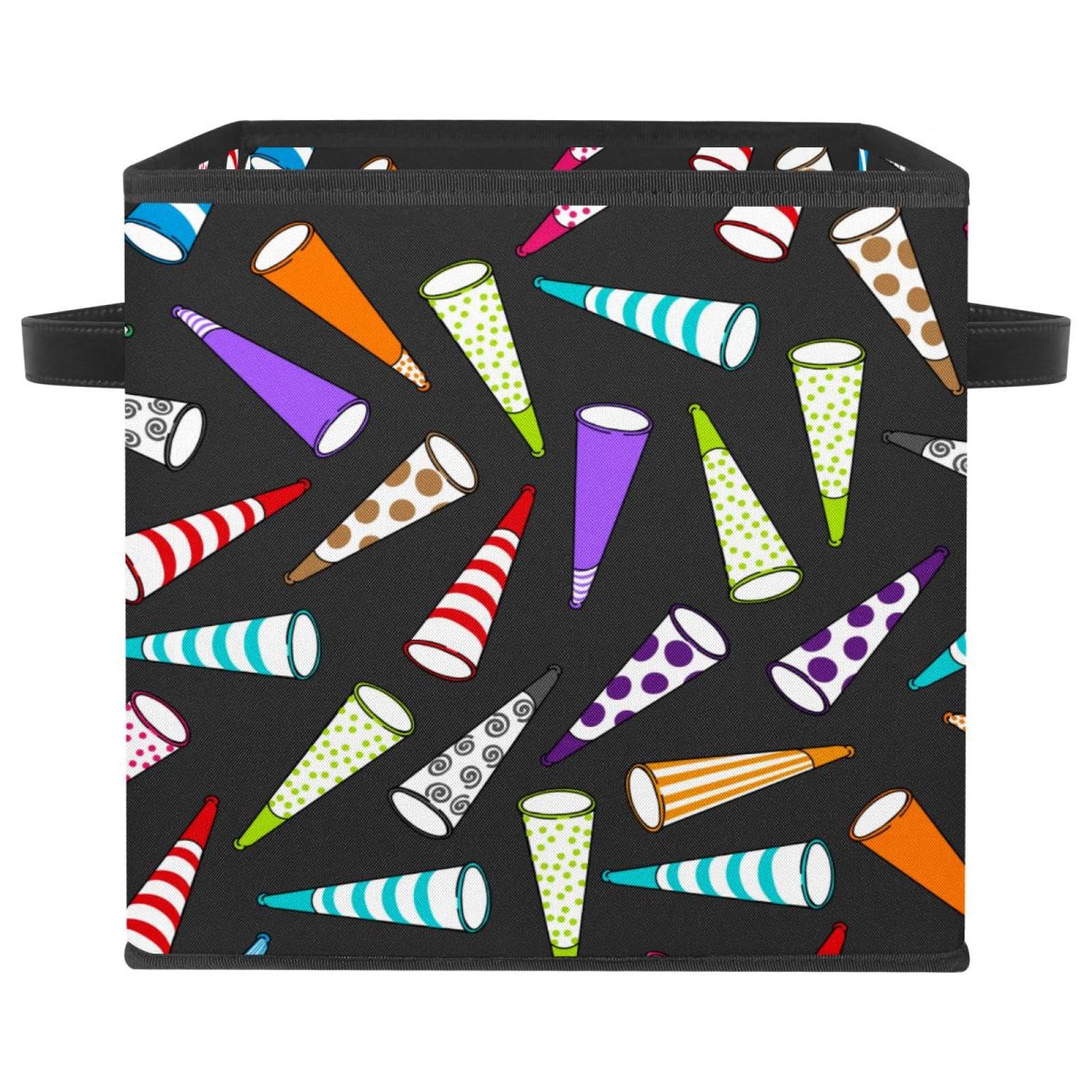 Bac de rangement en tissu pour chambre et placard boîte pour jouets