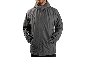 Mens Rain Jacket Waterproof With Hood For Hiking Travel: Stay Dry And Stylish