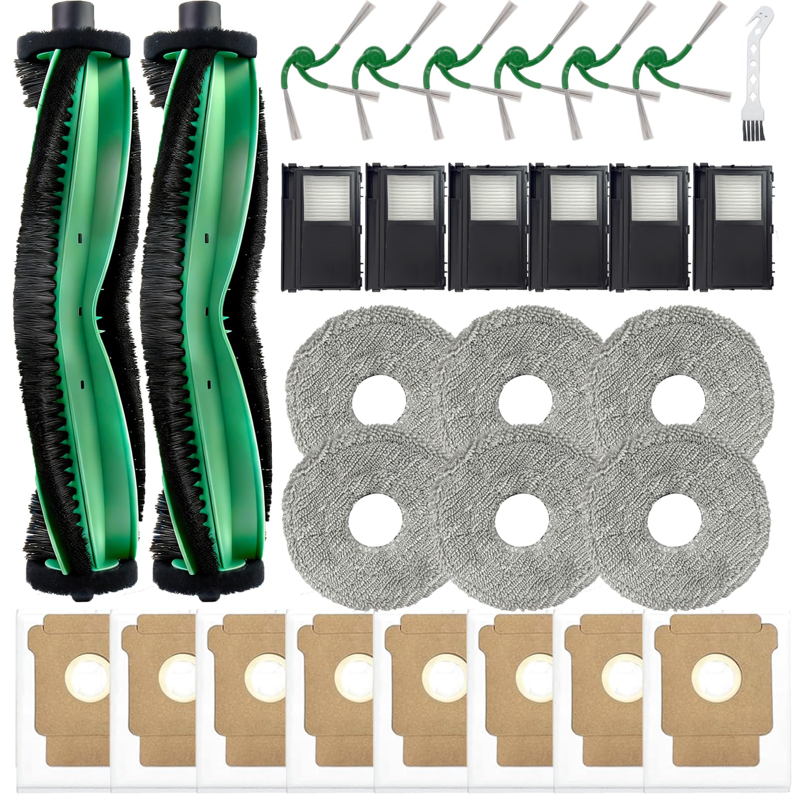 29 Stück Zubehör für iRobot Roomba 415X / Plus 415/Plus 576/Plus 516 Combo