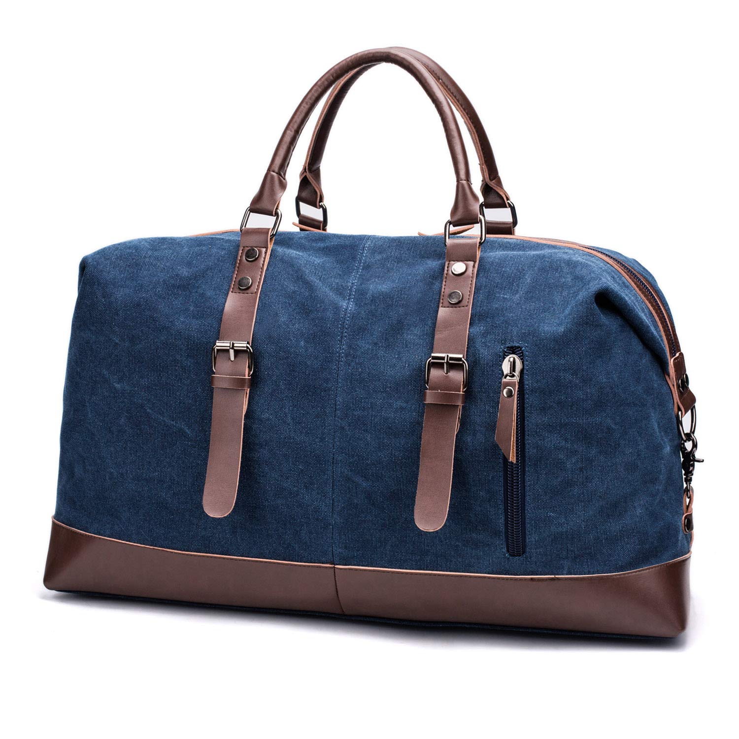 Travel Bag with Durable Canvas and Pu Leather is not Easy to Tear and Break, Suitable for Business Trip, Tourism