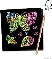 Vista 4 de Melissa & Doug Scratch Art anotador con 16 tablas para raspar y lápiz óptico
