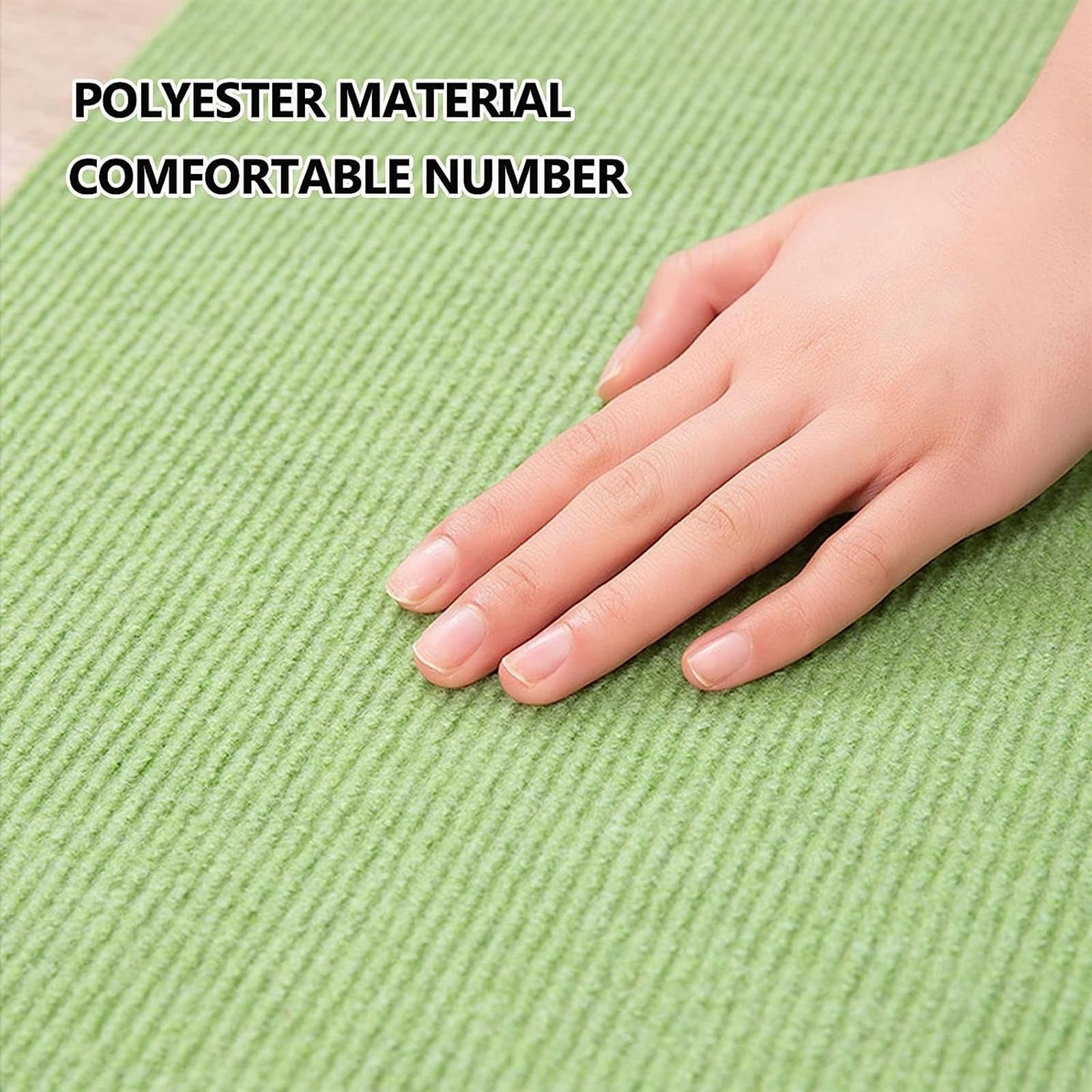 dalles de moquette, Carreaux de moquette bricolage anti-dérapant carré doux carrelage(Light Green,9PCS)