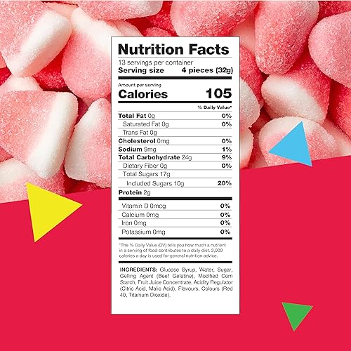 Miniatura 6 de Gomitas hinchadas de Strawberry Drops, It's a Girl Pink Baby Shower Candy (bolsa de 1 libra)