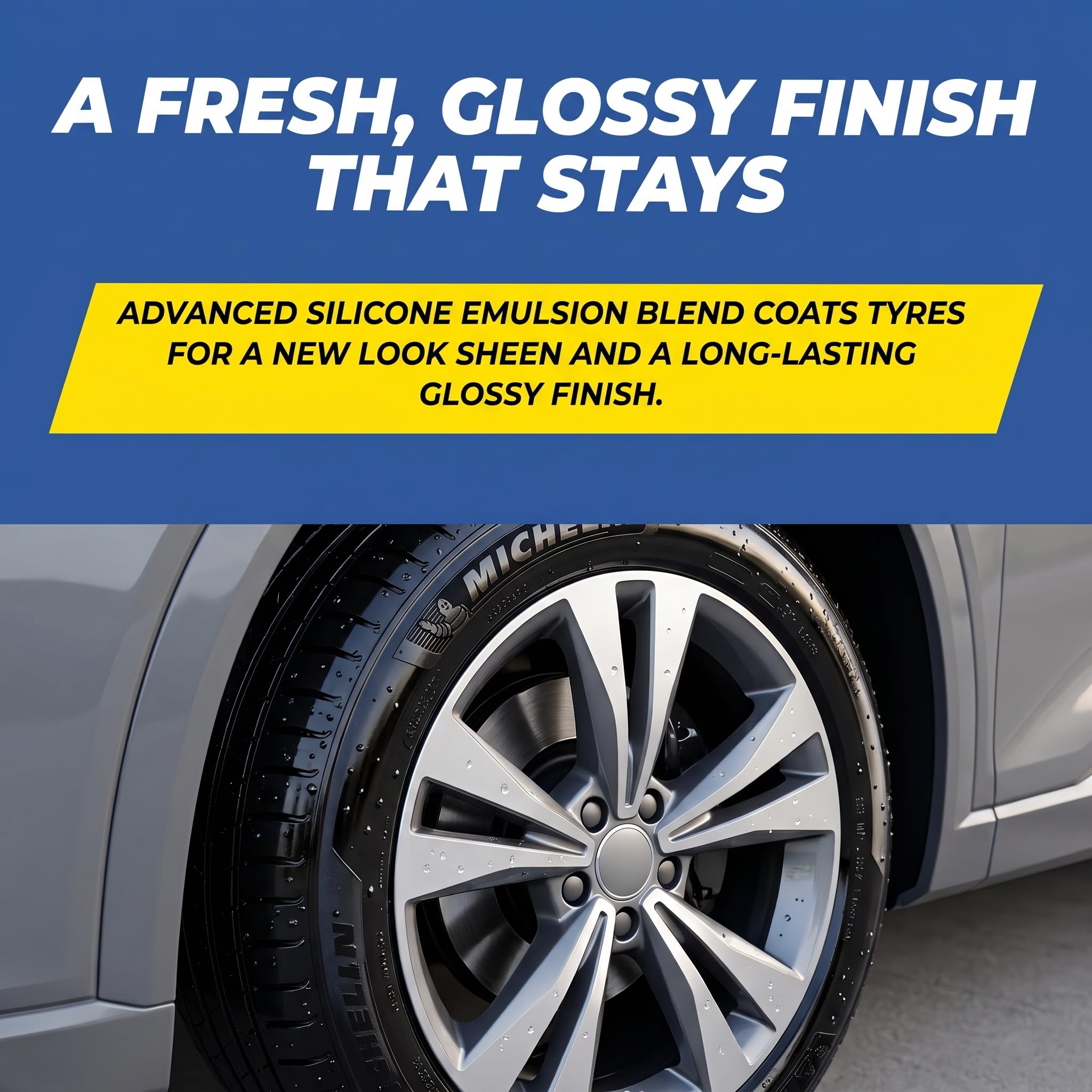 Michelin MC31371 650ml Lastik Parlatıcı, Koruyucu ve Yenileyici Sprey