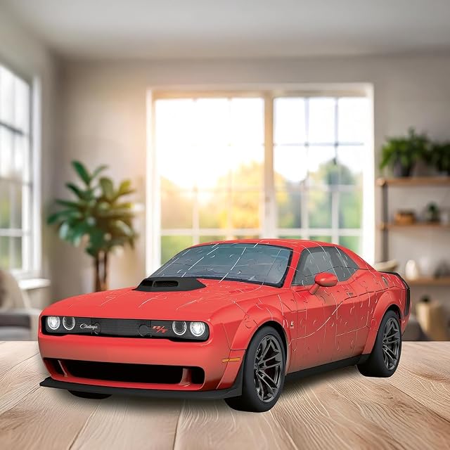 Foto 2 de 8 de Ravensburger - Puzzle 3D Dodge Challenger Rosso