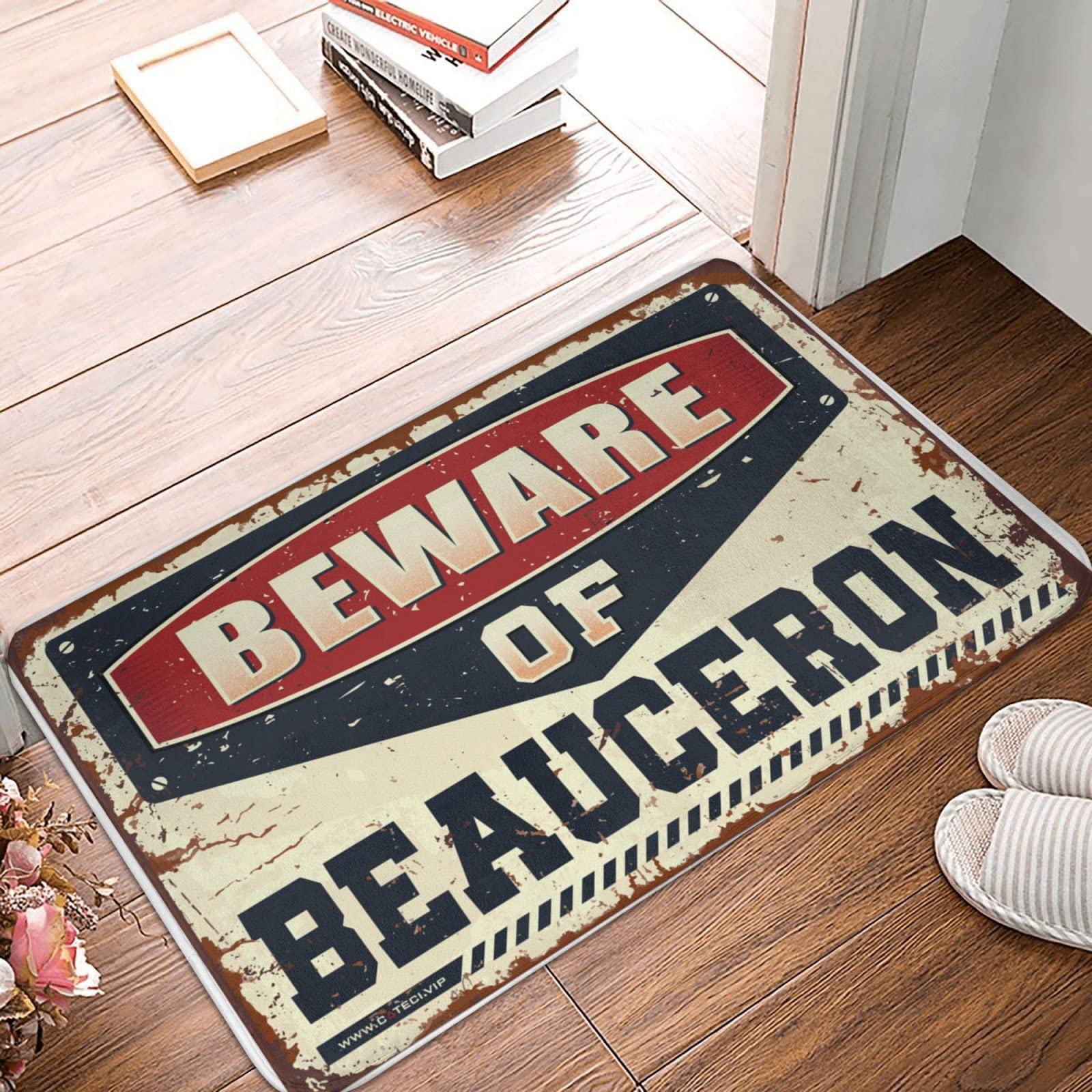 Paillasson d'intérieur Beware Of Beauceron le cadeau idéal pour gâter un passionné de chiens
