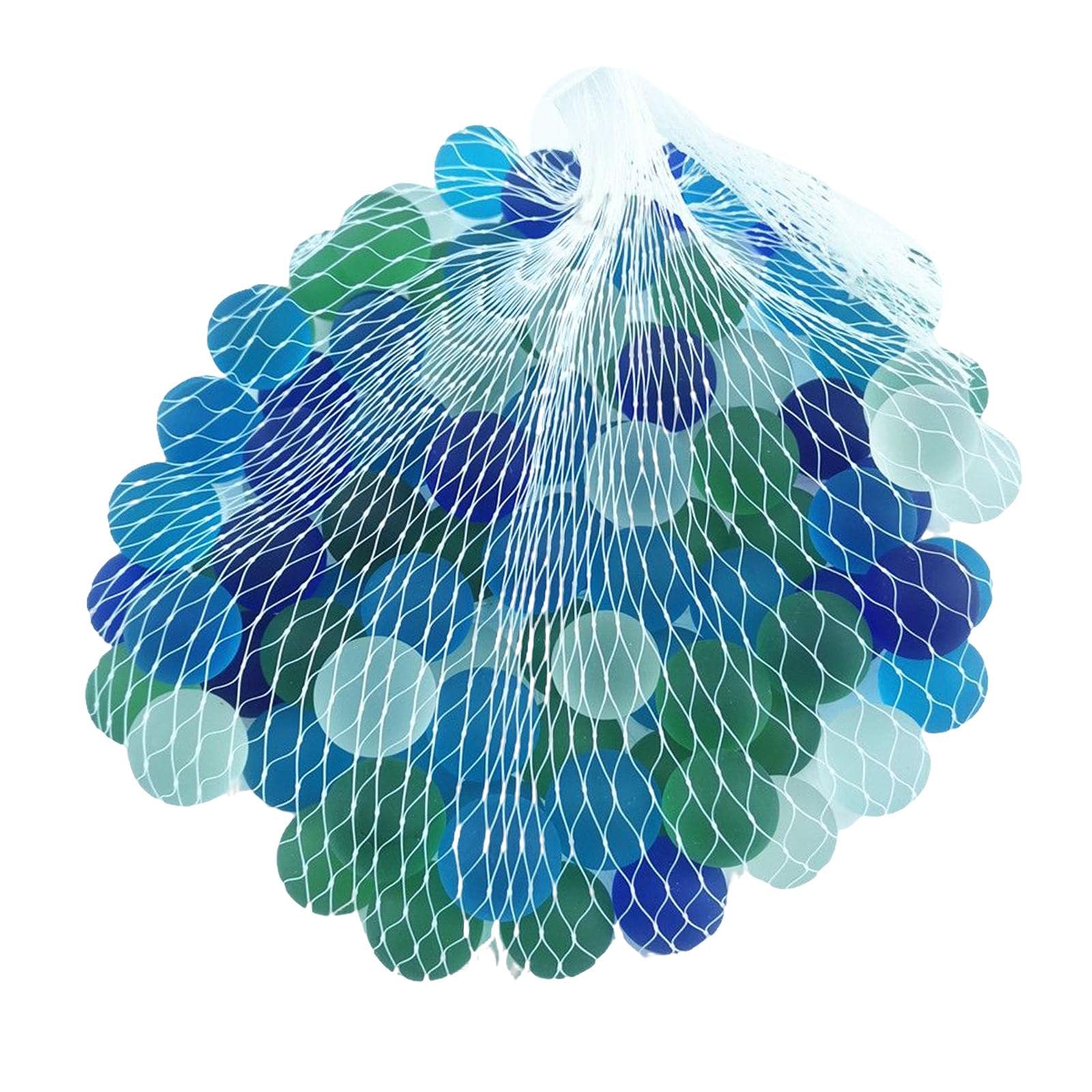 Enakshi (LABEL) Creations 100Pcs Glass Marbles Crafts Beads Solid Round Glass for Bedroom Living RoomToys & Hobbies|Marbles-image-8