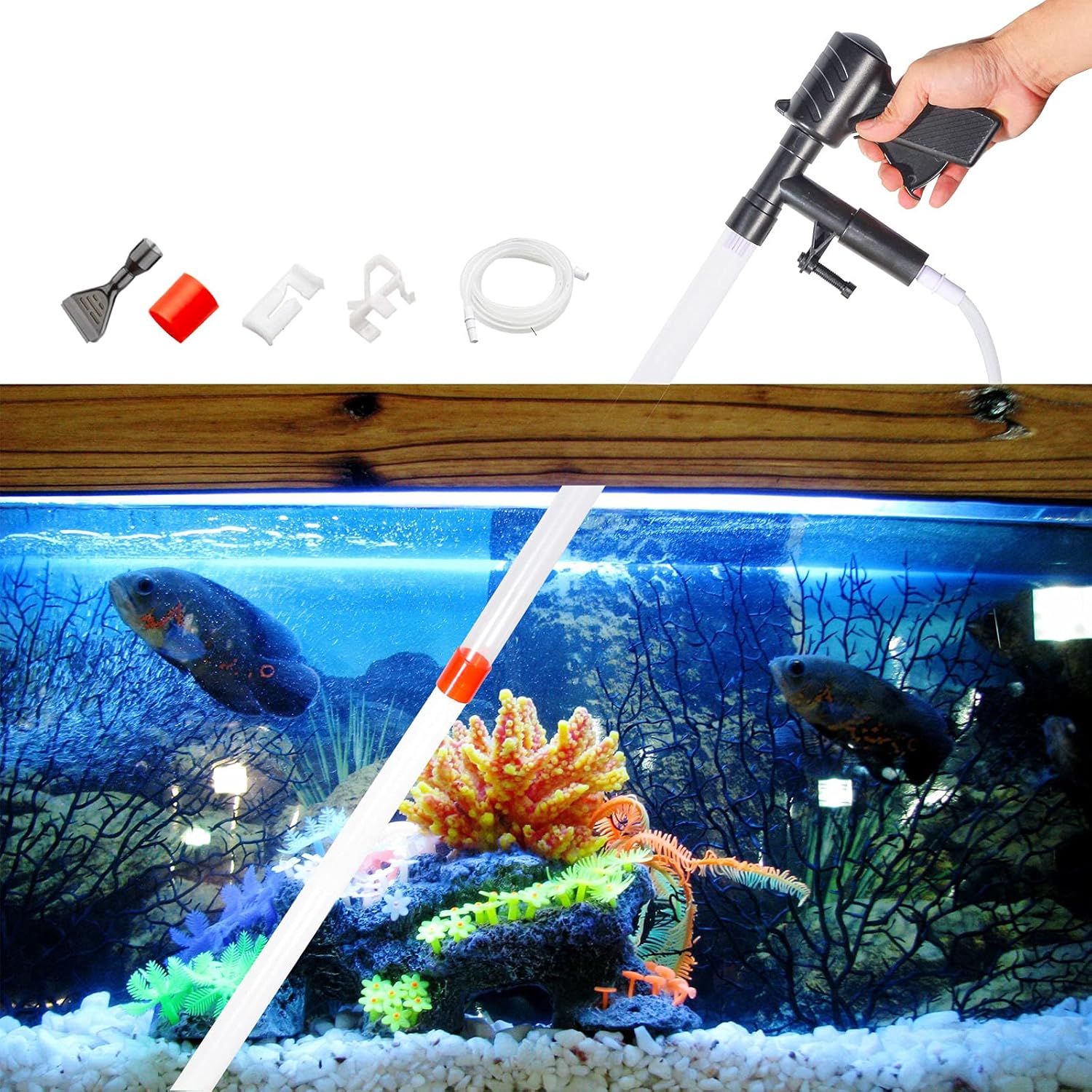 Arinbow Aquarium Gravel Cleaner, New Quick Water Changer